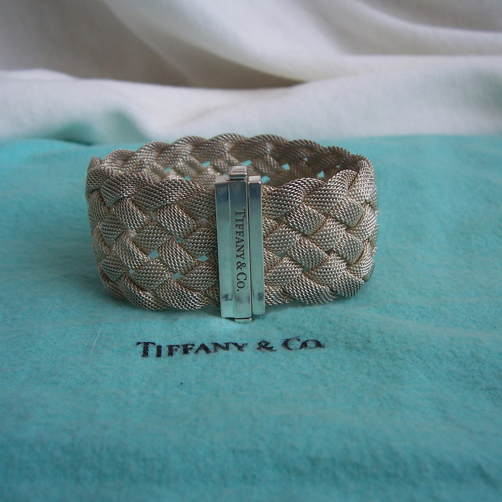 Tiffany & Co. Wide Somerset Woven Bracelet